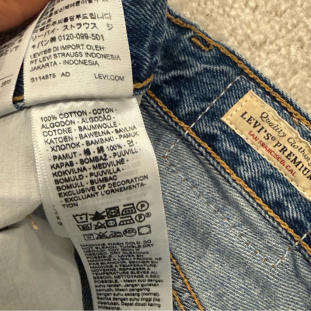Levi's Premium BAGGY DAD PIECED WOMEN'S JEAN - Picture 10 of 16